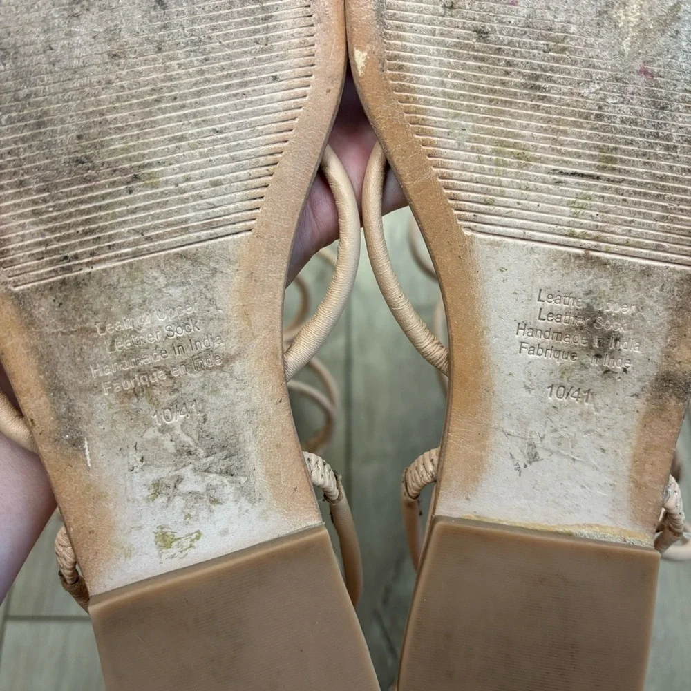 Jeffrey Campbell Gladia Sandal in Natural Size 10